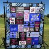 I Cheer So Hard I Sweat Glitter Royal Blue Version Quilt Blanket Py68  Quilt